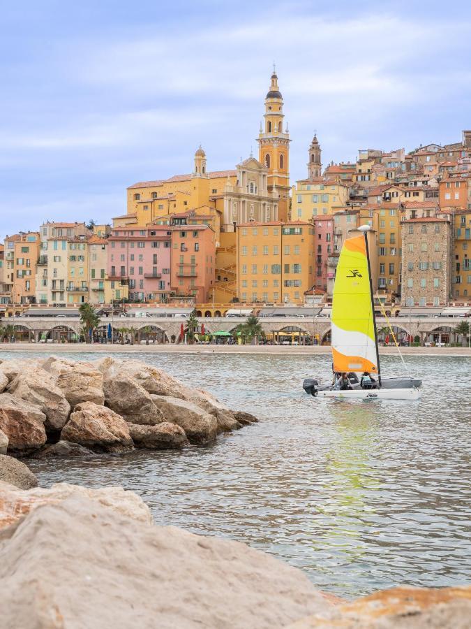 Hotel De Belgique A Menton Luaran gambar