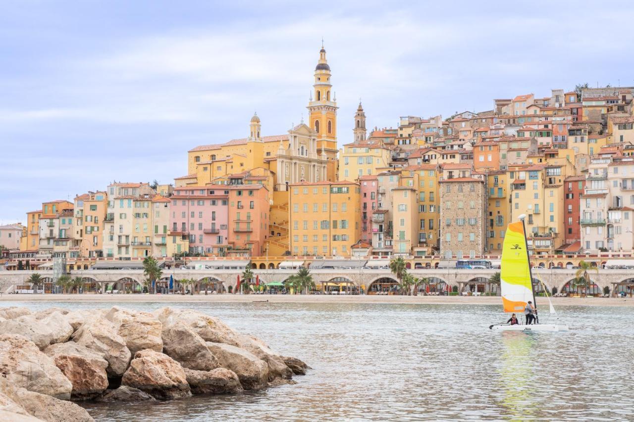 Hotel De Belgique A Menton Luaran gambar